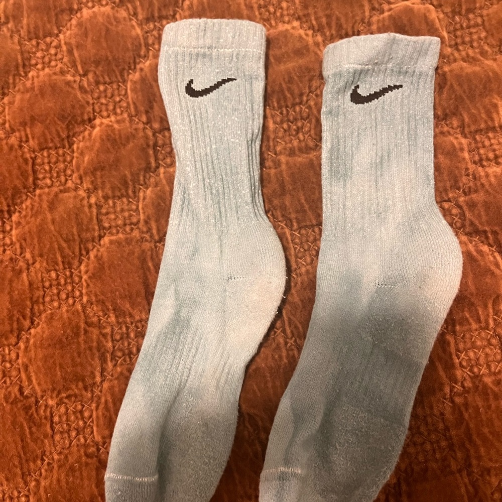 Nike Teal Dyed Socks ✨